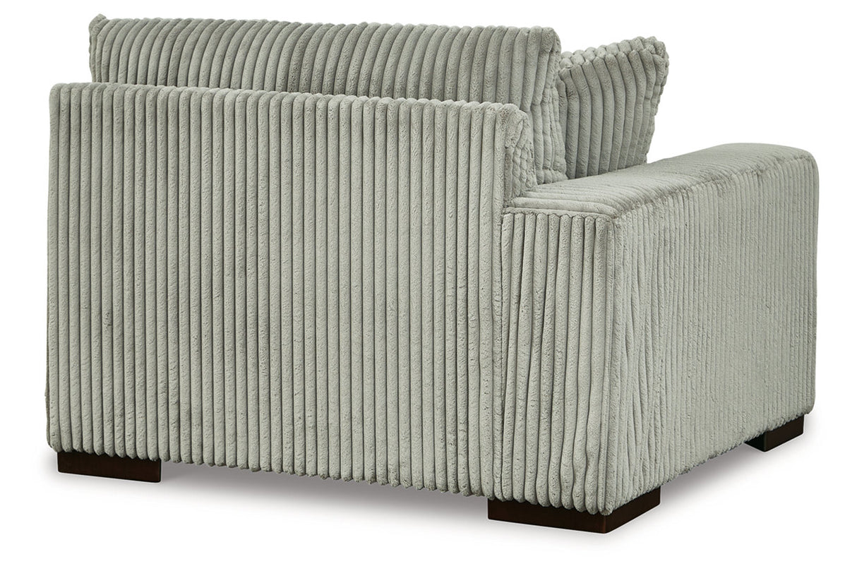 Lindyn Fog Left-Arm Facing Corner Chair from Ashley Furniture - Luna Furniture
