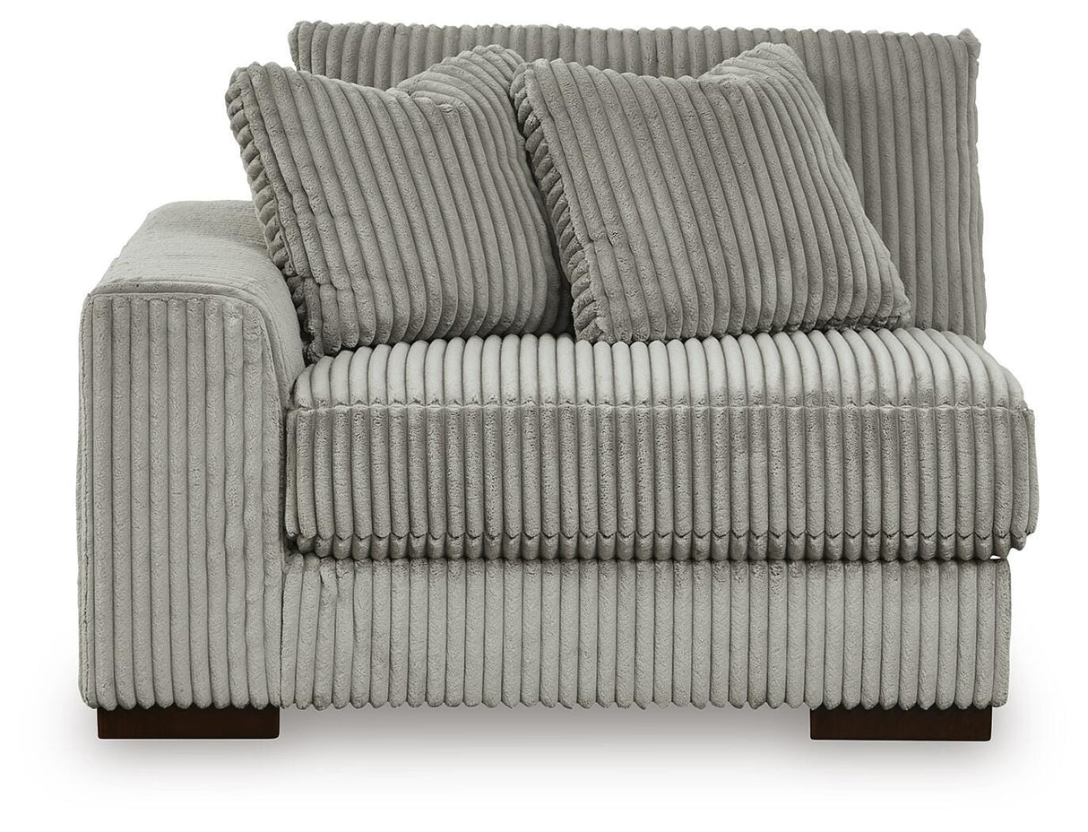 Lindyn Fog Left-Arm Facing Corner Chair from Ashley Furniture - Luna Furniture