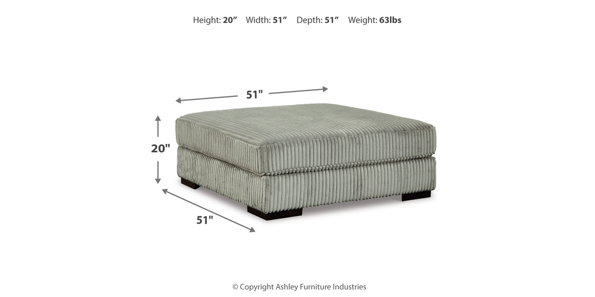 Lindyn Fog 6-Piece Sectional with Ottoman from Ashley - Luna Furniture