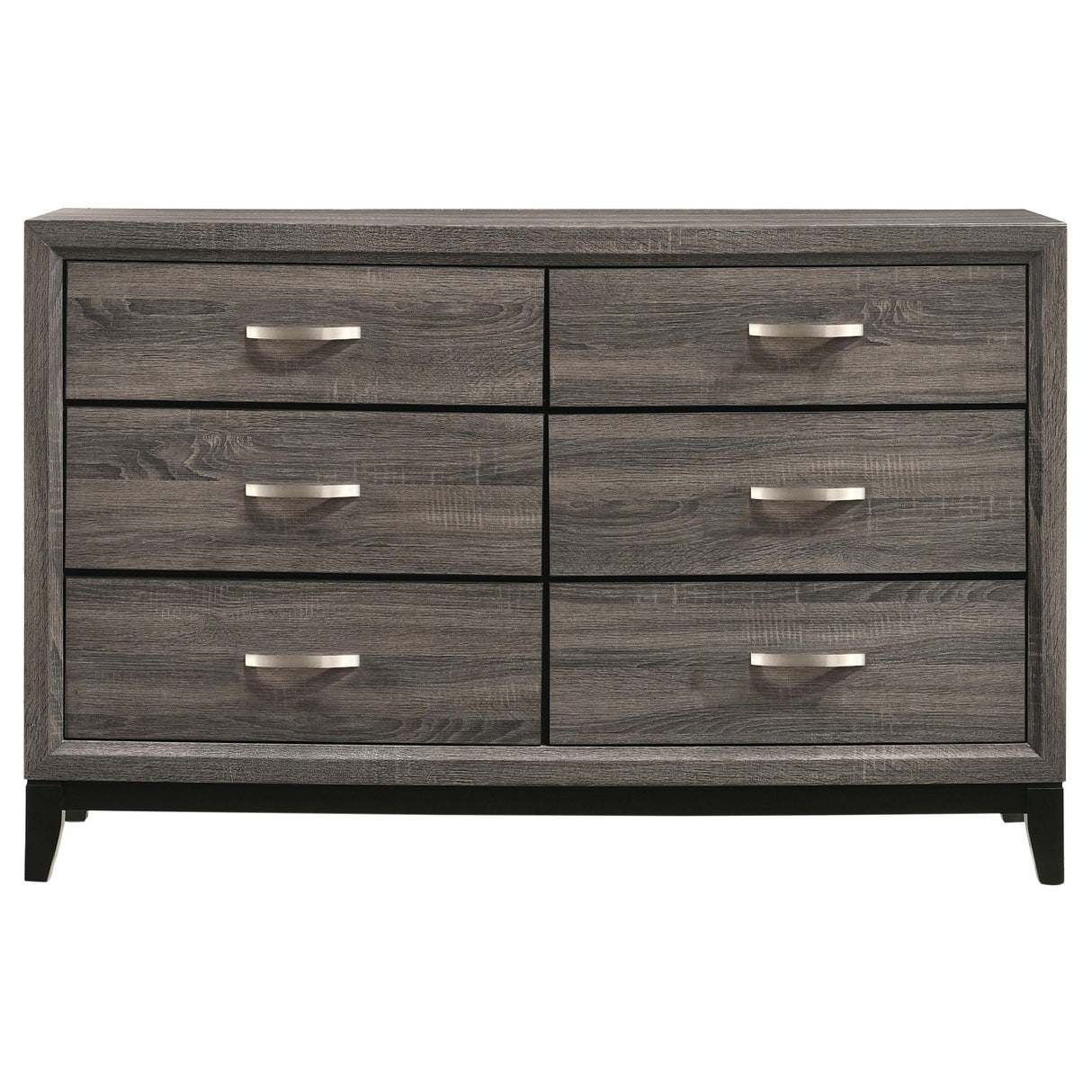 Watson Gray Oak 4-Piece Full Panel Bedroom Set from Coaster - Luna Furniture
