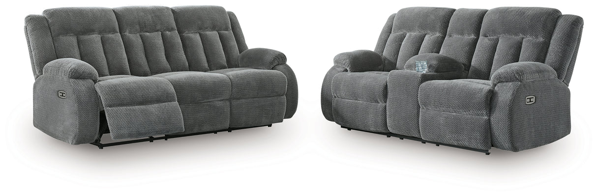 Observation Steel Power Reclining Living Room Set from Ashley - Luna Furniture