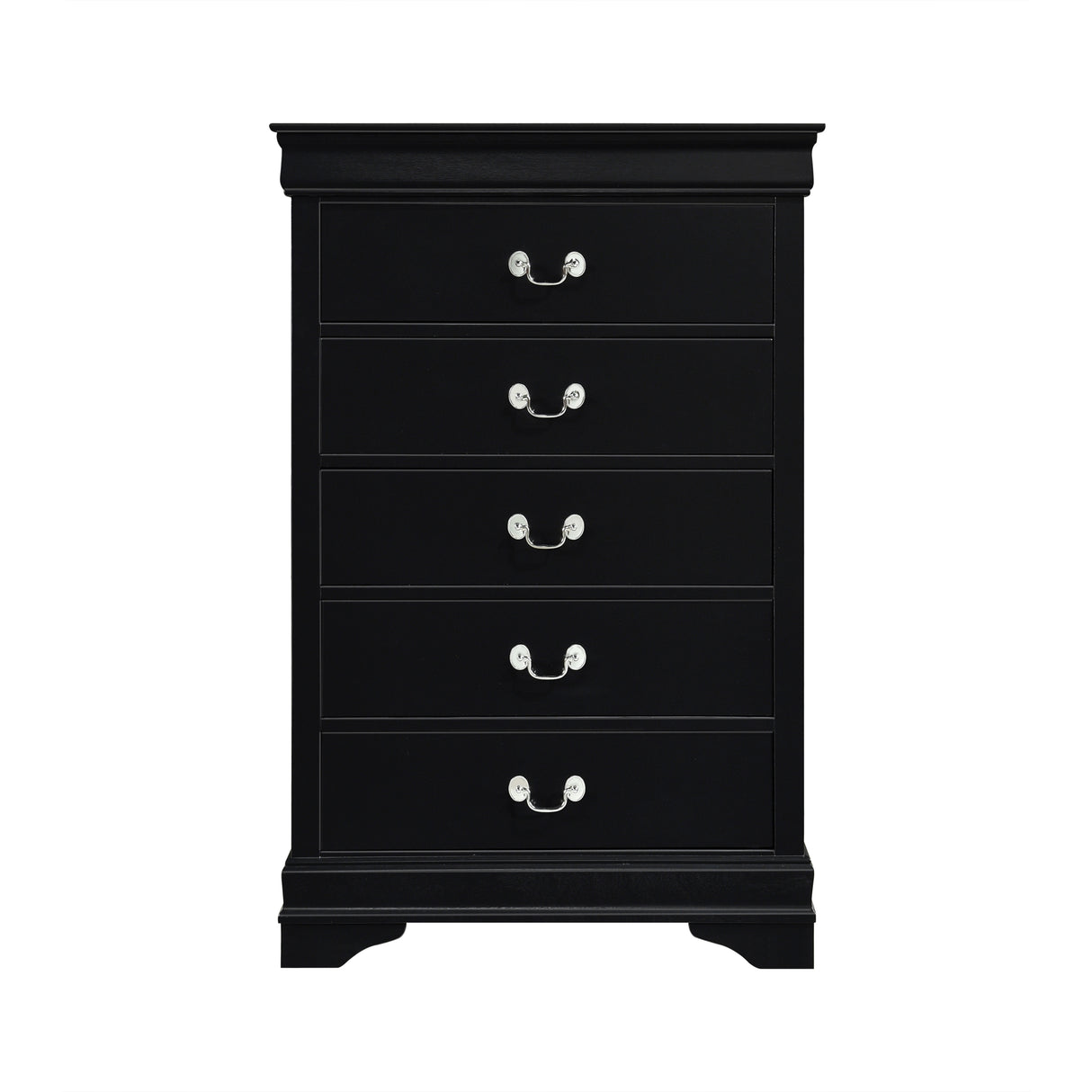 Mayville Black 4-Piece Youth Bedroom Set (Twin Bed, Nightstand, Dresser, Mirror) from Homelegance - Luna Furniture