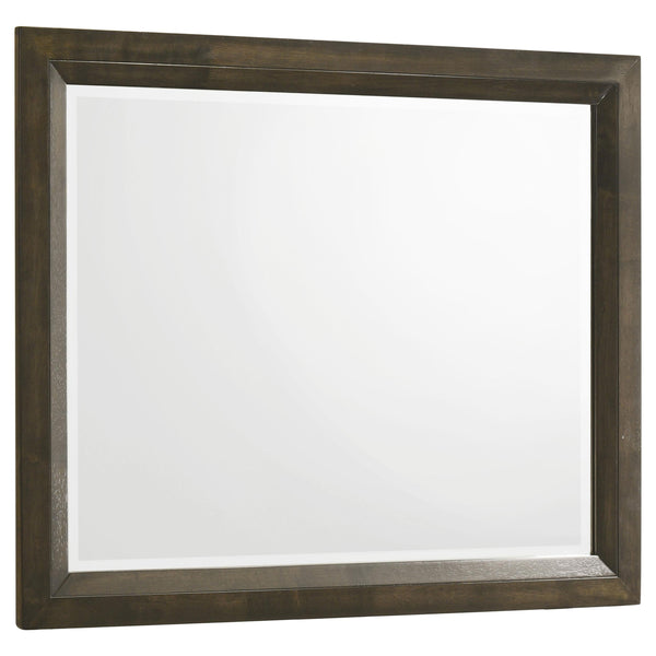 Atlas Dark Oak Bedroom Dresser Mirror