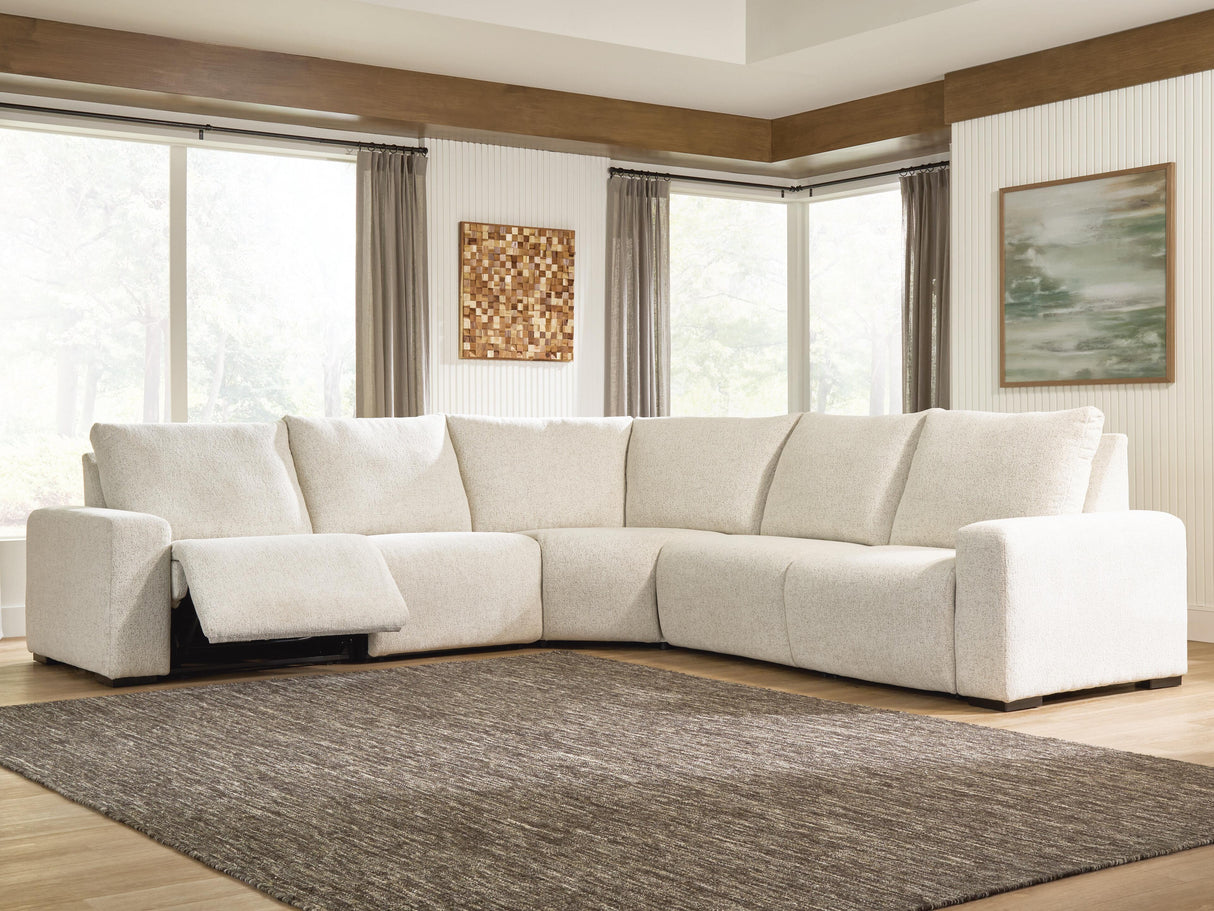 East Loft Chai 5-Piece Power Reclining Sectional from Ashley - Luna Furniture
