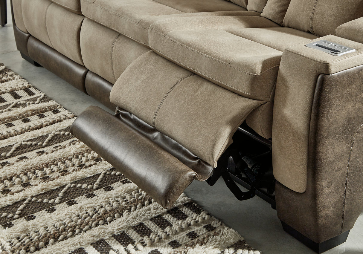 Next-Gen DuraPella Sofa, Loveseat and Recliner in Sand from Ashley - Luna Furniture