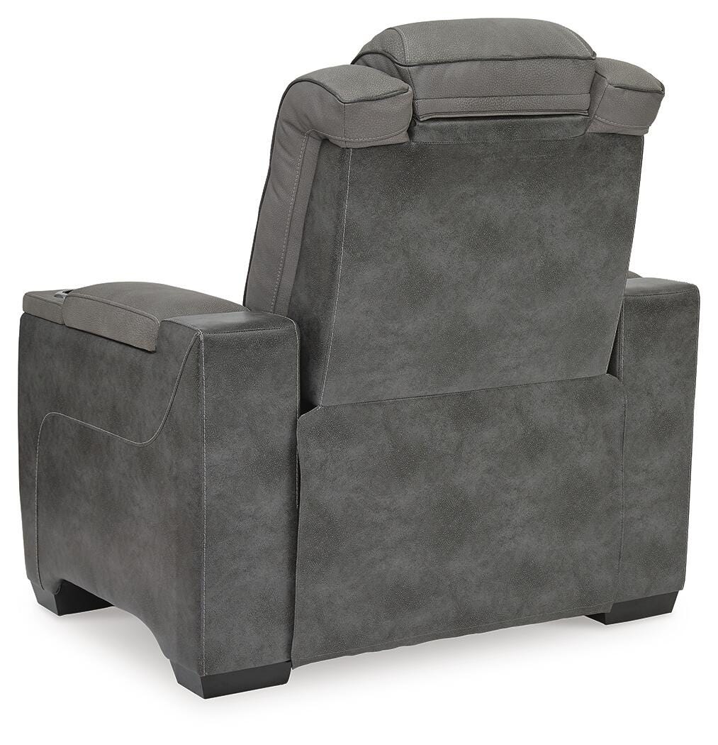 Next-Gen Durapella Slate Power Reclining Sofa and Power Recliner from Ashley - Luna Furniture