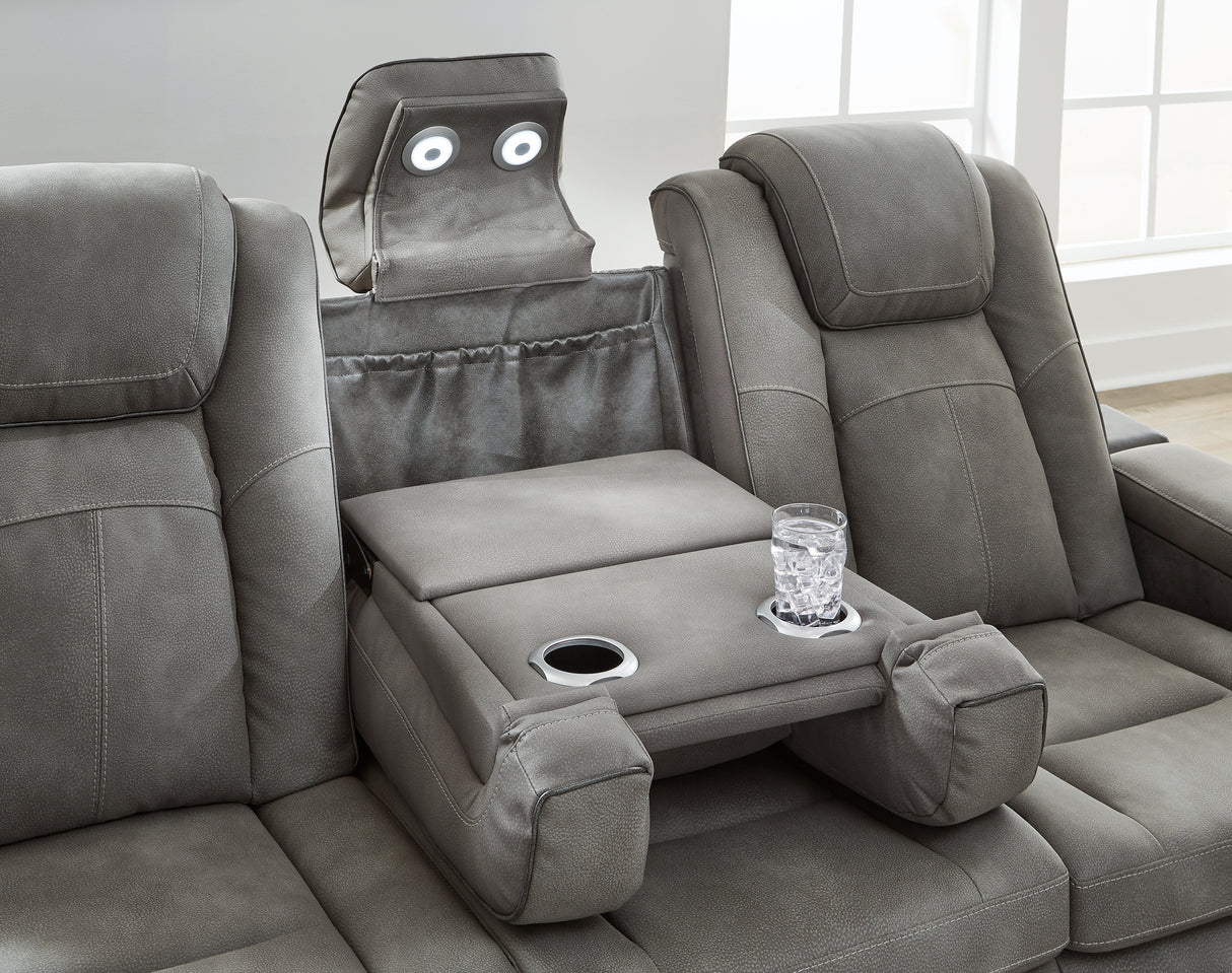 Next-Gen Durapella Sand Power Reclining Sofa and Loveseat from Ashley - Luna Furniture