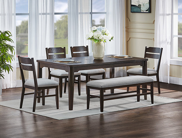 Higgins Dark Oak Bench from Crown Mark - Luna Furniture
