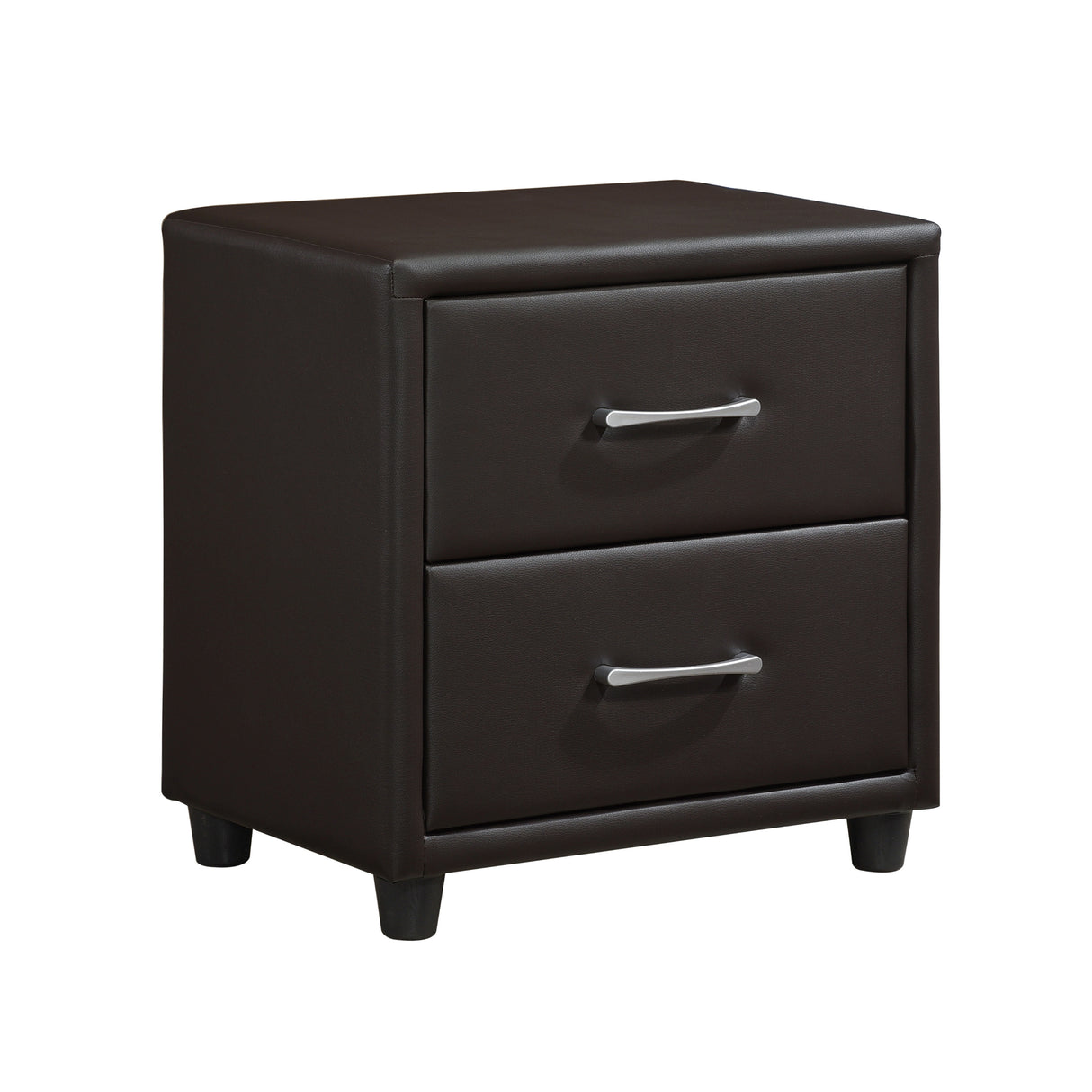 Lorenzi Dark Brown 5-Piece Youth Bedroom Set (Twin Bed, Nightstand, Dresser, Mirror, Chest) from Homelegance - Luna Furniture
