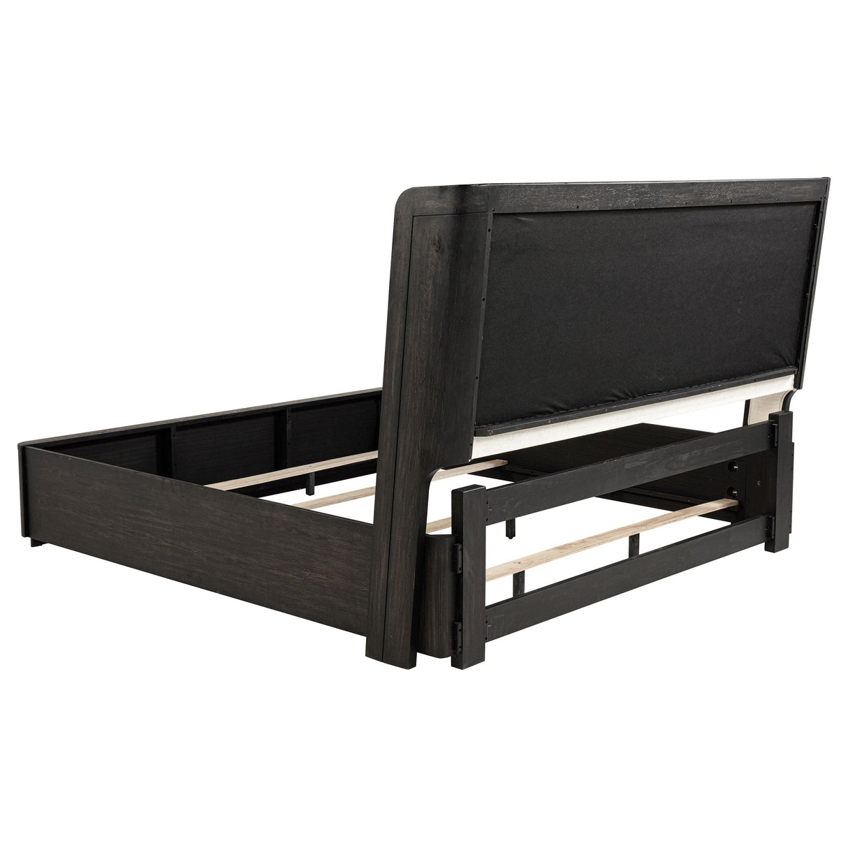 Leandro Burnished Black 4-Piece Eastern King Bedroom Set from Coaster - Luna Furniture