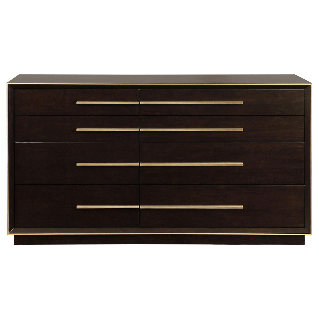 Winslow Smokey Walnut 4-Piece Eastern King Storage Bedroom Set from Coaster - Luna Furniture