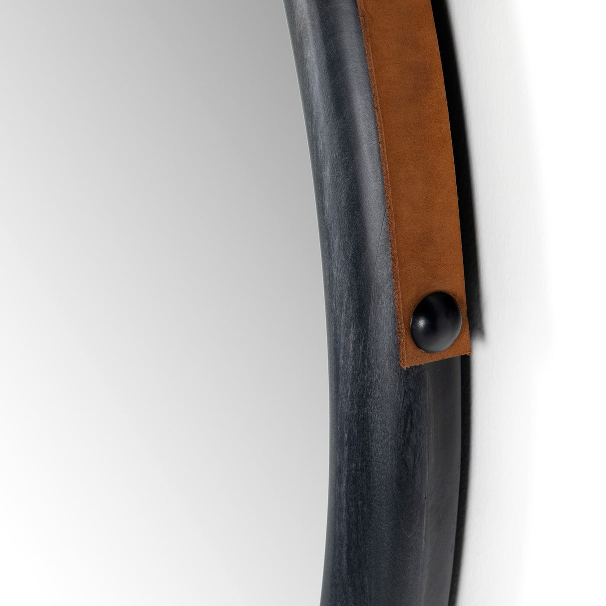 Des Mirror in Black Wash Poplar from Four Hands - Luna Furniture