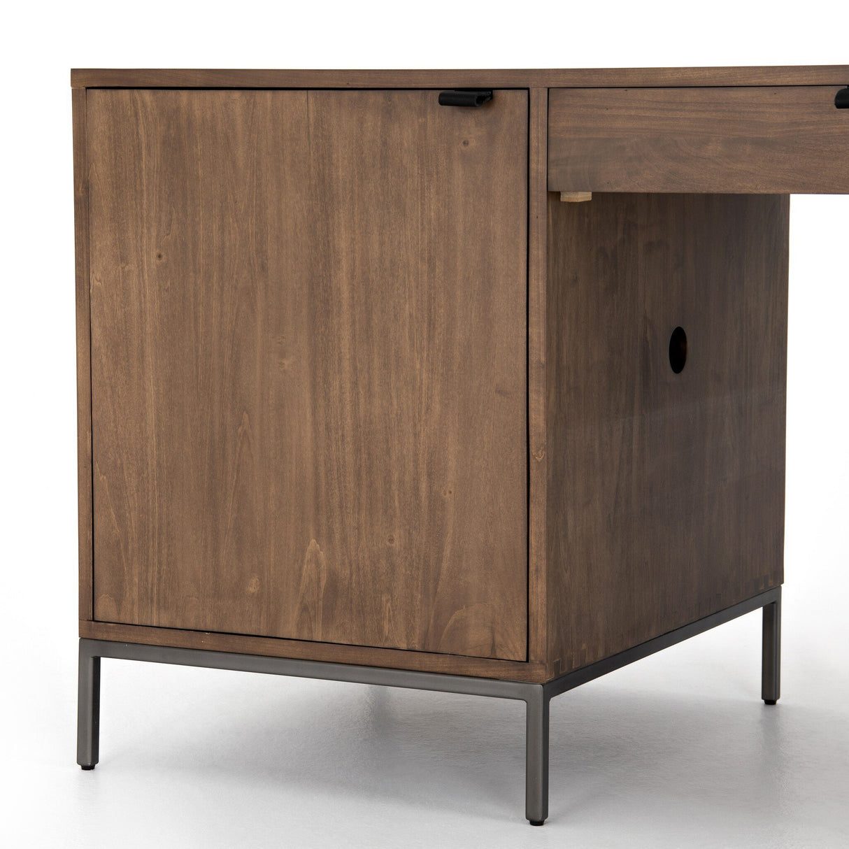 Trey Executive Desk in Auburn Poplar from Four Hands - Luna Furniture