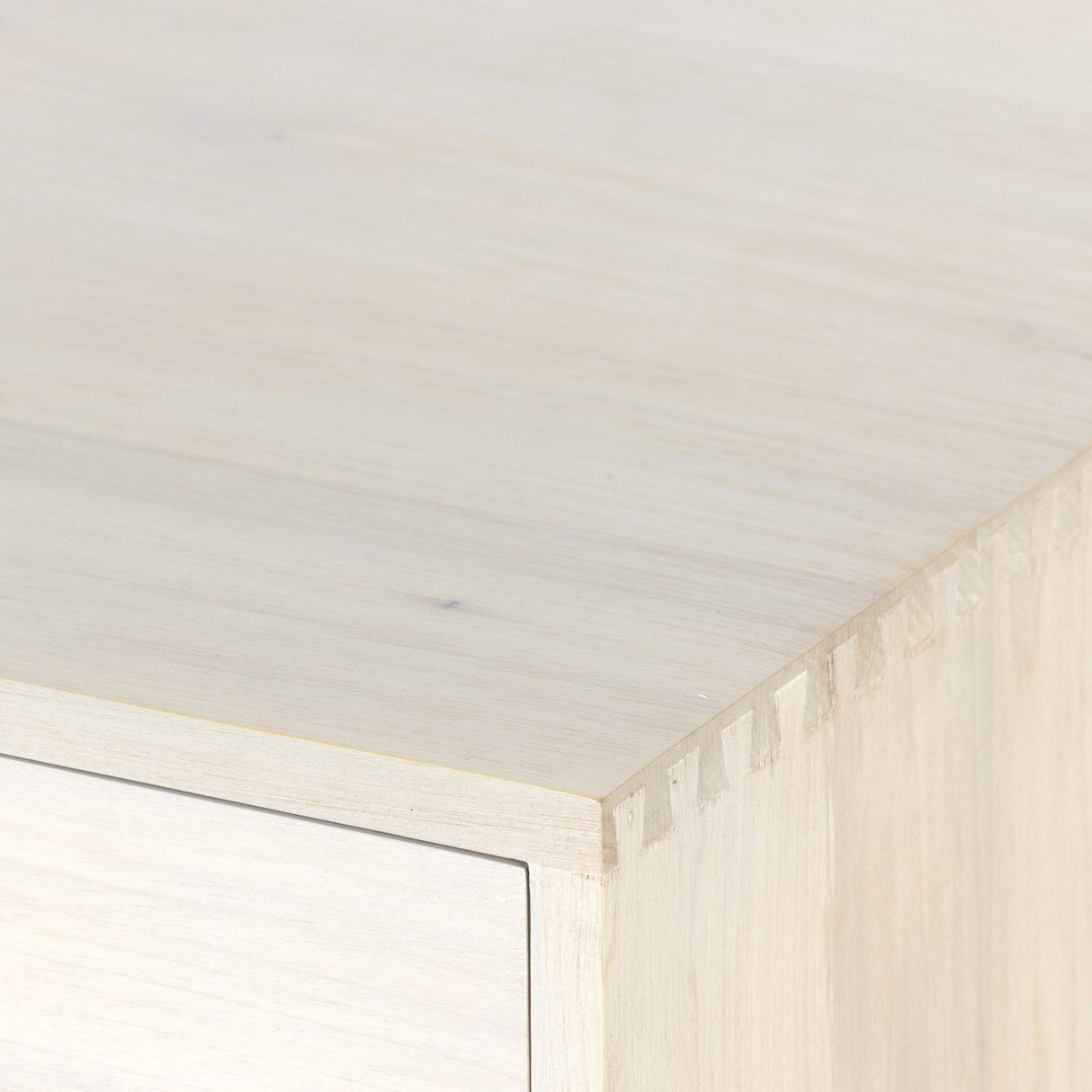 Trey Executive Desk in Dove Poplar from Four Hands - Luna Furniture