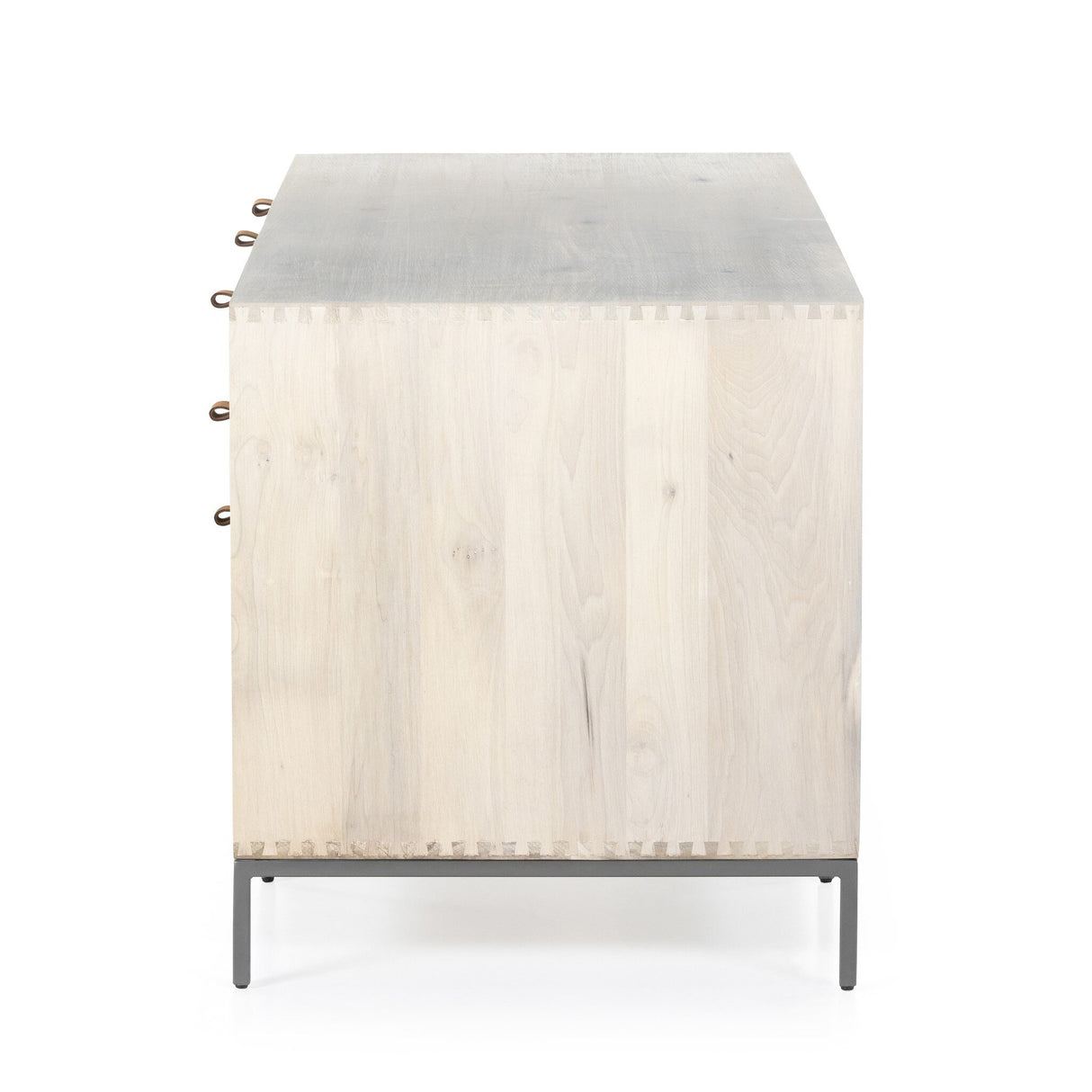 Trey Executive Desk in Dove Poplar from Four Hands - Luna Furniture