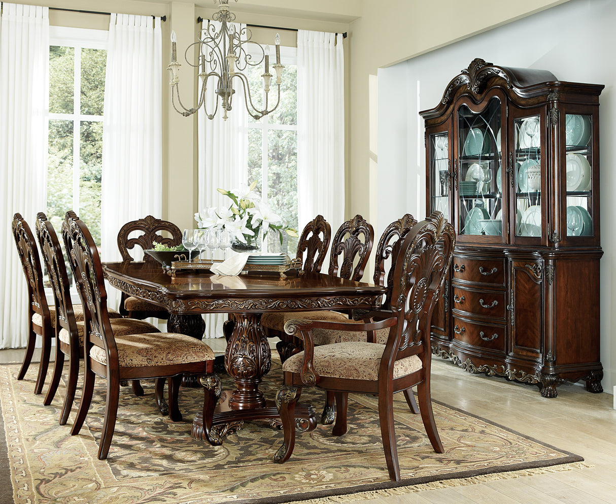 Deryn Park Cherry Dining Table from Homelegance - Luna Furniture