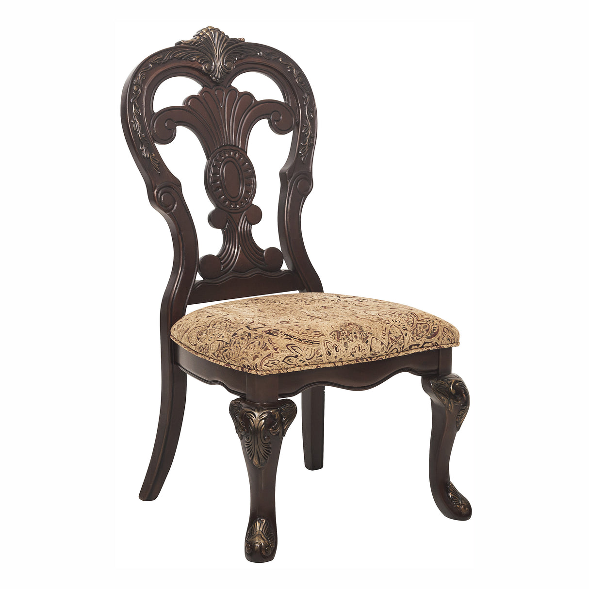 Deryn Park Cherry 5-Piece Round/Oval Dining Set from Homelegance - Luna Furniture