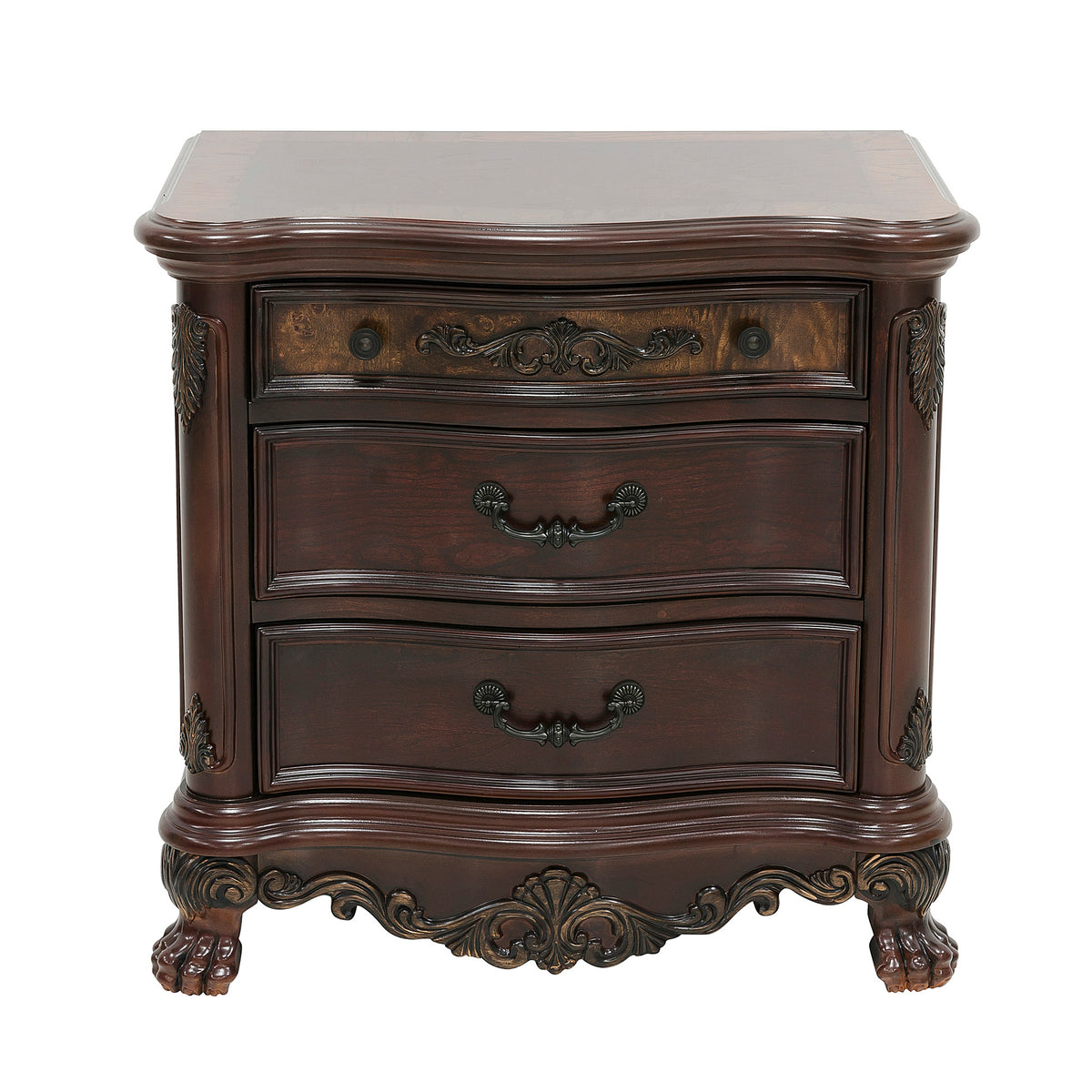 Deryn Park Cherry Poster Bedroom Set from Homelegance - Luna Furniture