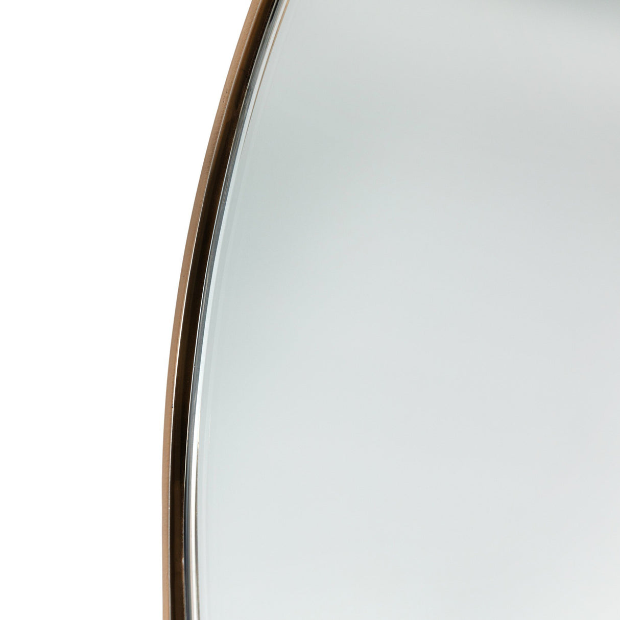 Georgina Small Mirror in Polished Brass from Four Hands - Luna Furniture