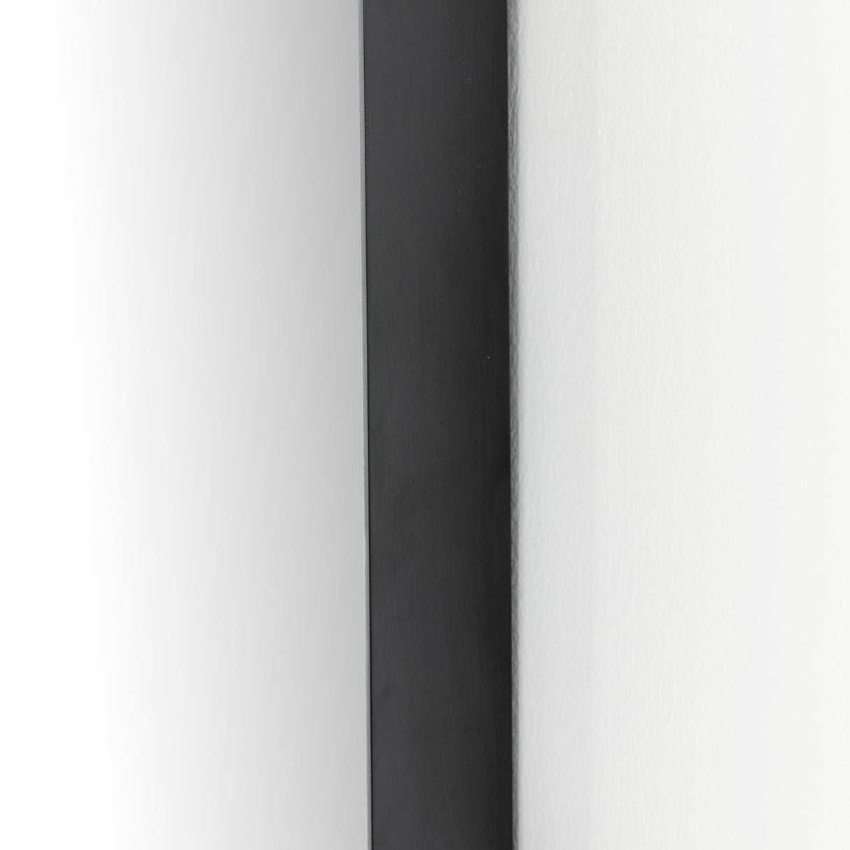 Georgina Small Mirror in Iron Matte Black from Four Hands - Luna Furniture