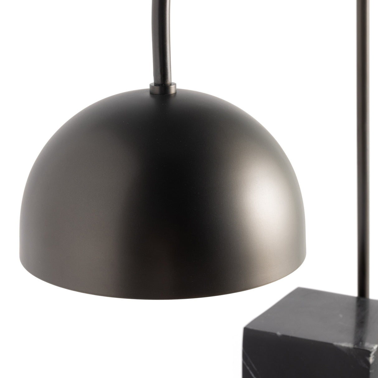 Jenkin Task Lamp in Black Marble from Four Hands - Luna Furniture