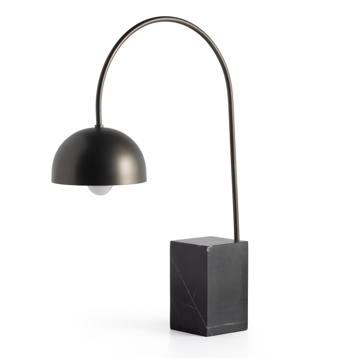 Jenkin Task Lamp in Black Marble from Four Hands - Luna Furniture