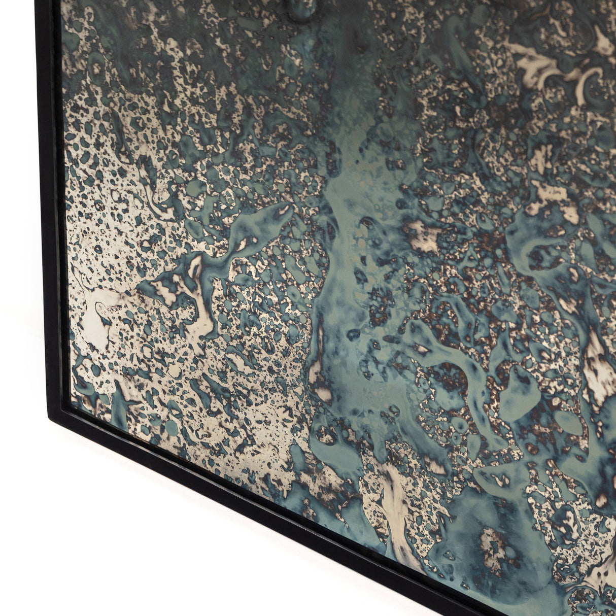 Acid Wash Floor Mirror in Iron Matte Black from Four Hands - Luna Furniture