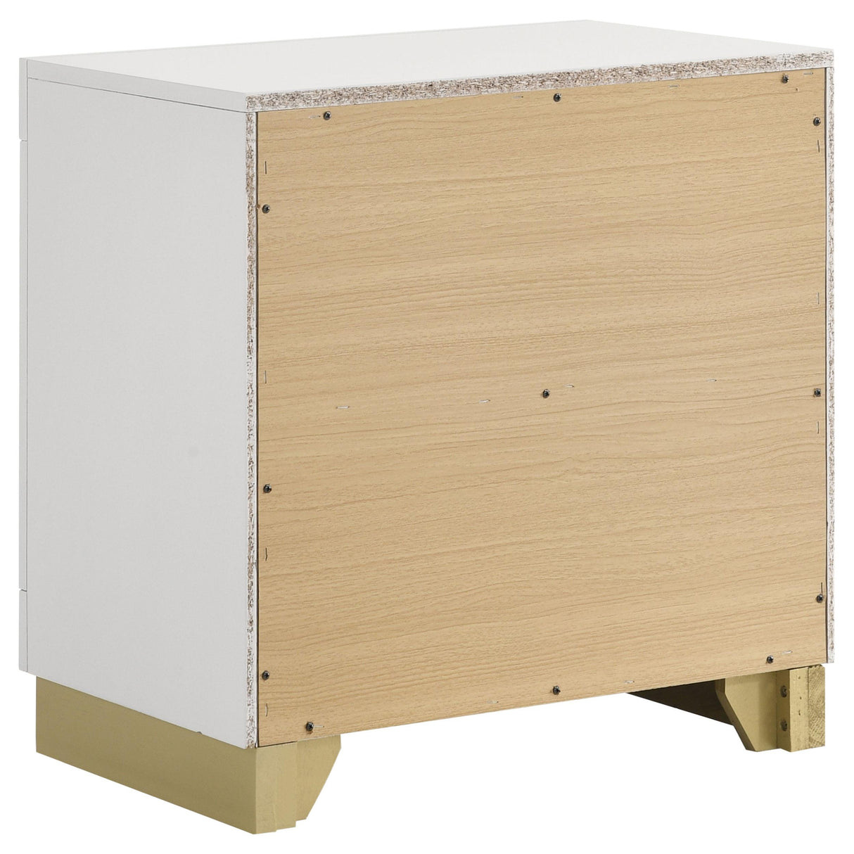 Caraway White and Gray 4-Piece Eastern King Bedroom Set with LED Headboard from Coaster - Luna Furniture