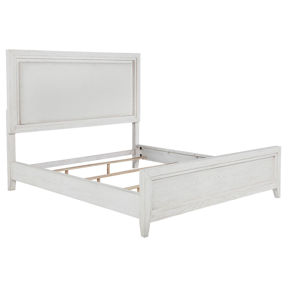 Marielle Distressed White 5-Piece Eastern King Bedroom Set from Coaster - Luna Furniture