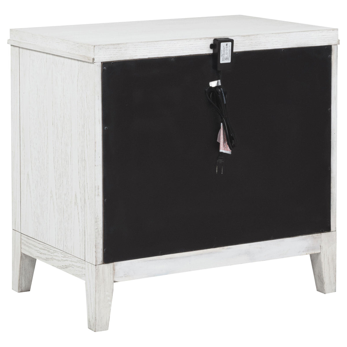 Marielle Distressed White 2-Drawer Nightstand from Coaster - Luna Furniture