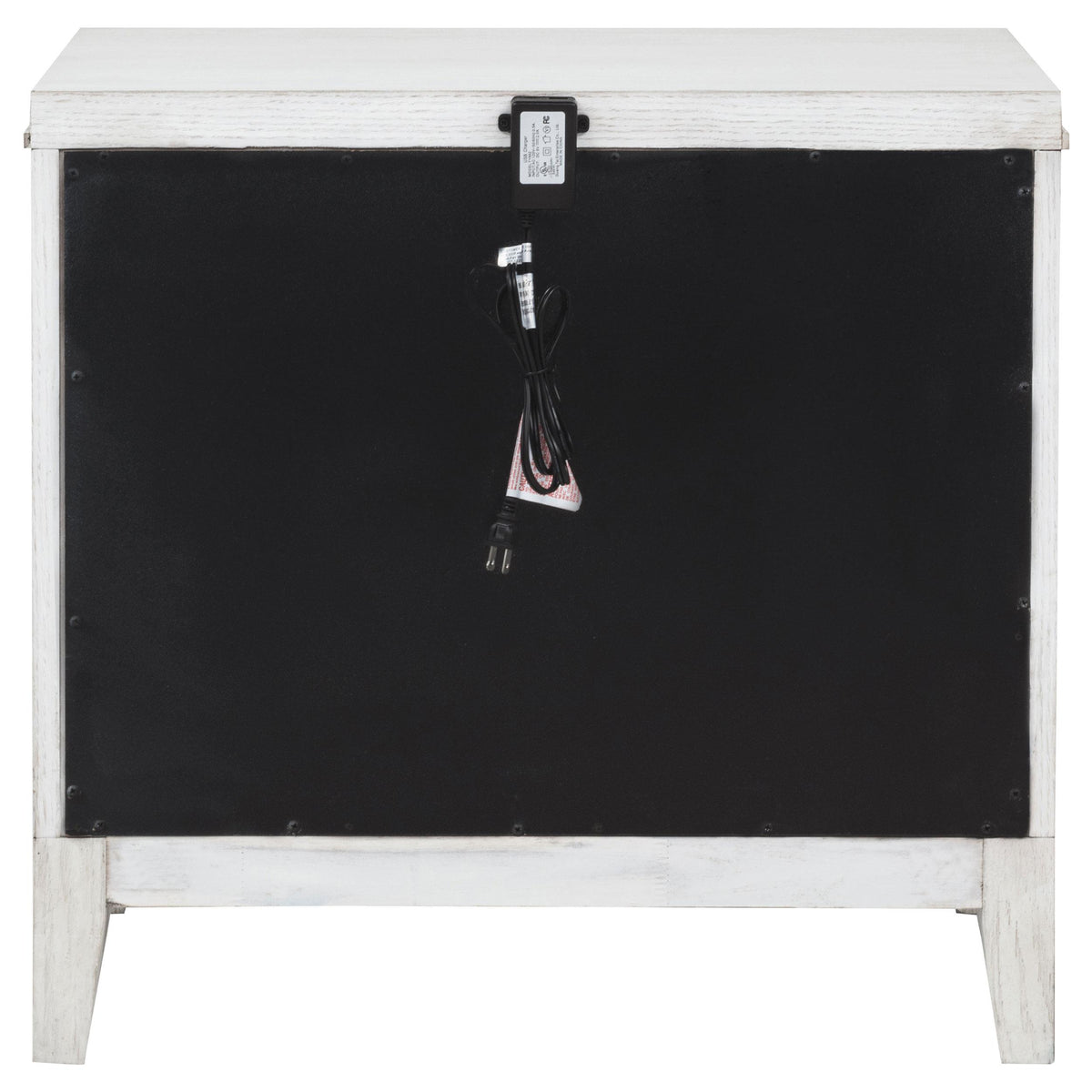 Marielle Distressed White 2-Drawer Nightstand from Coaster - Luna Furniture