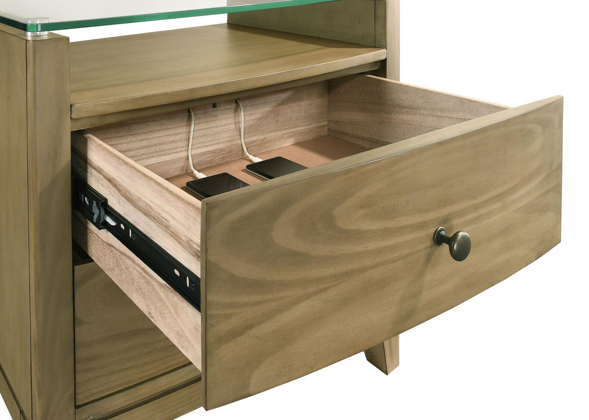 Granada Natural Pine 4-Piece Queen Bedroom Set from Coaster - Luna Furniture