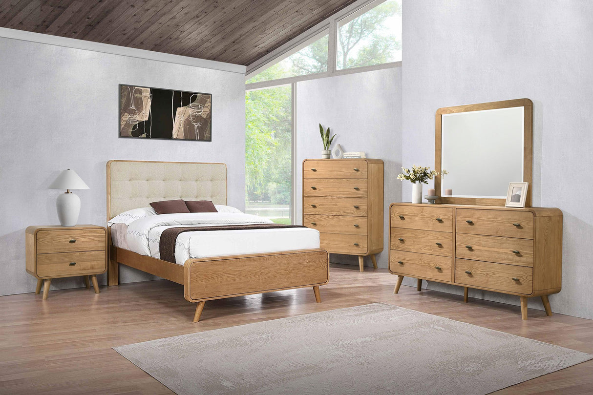 Robyn Light Ash 5-Piece Full Bedroom Set from Coaster - Luna Furniture
