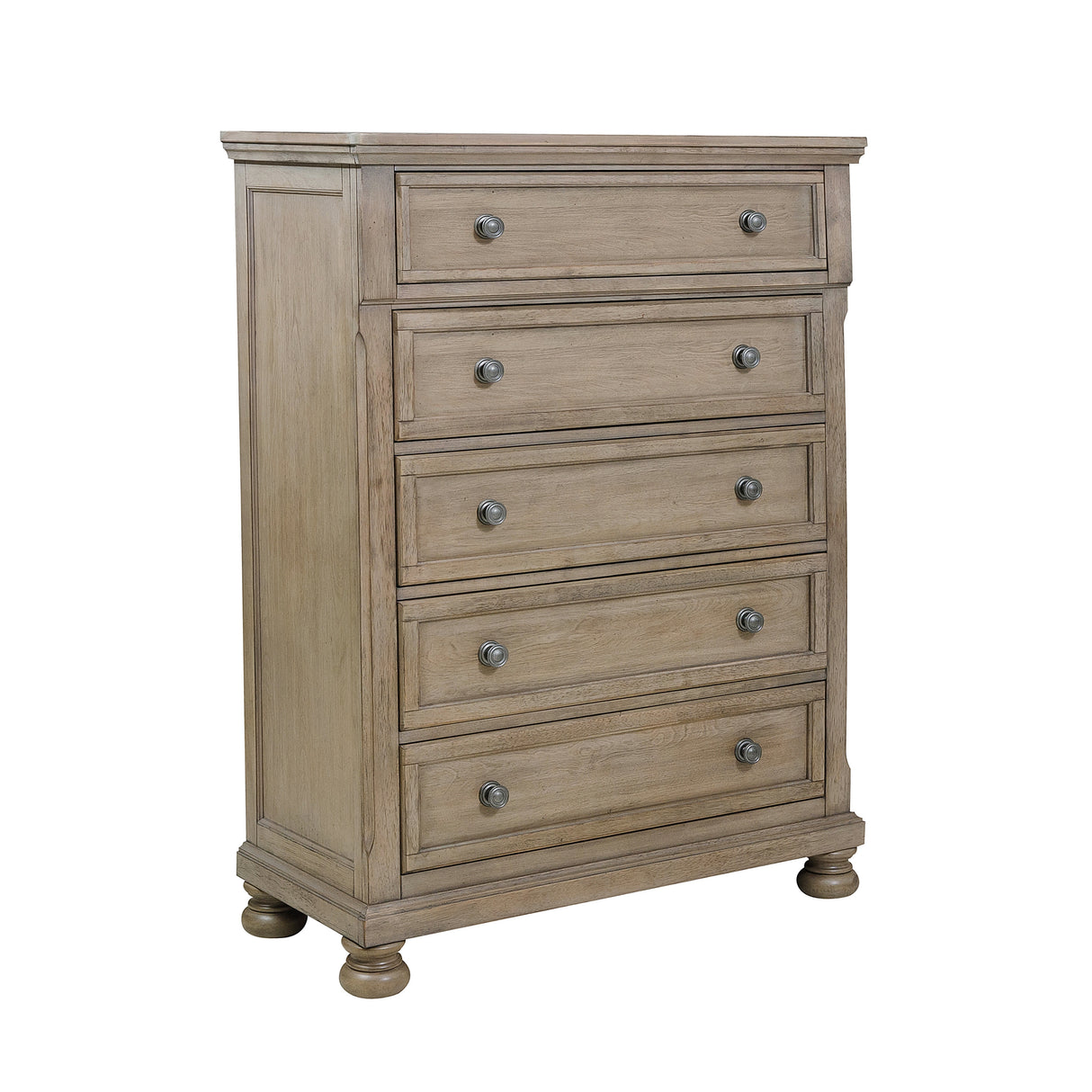 2259GY-1*9 5-Piece Bedroom Set (Queen Bed, Nightstand, Dresser, Mirror, Chest) from Homelegance - Luna Furniture