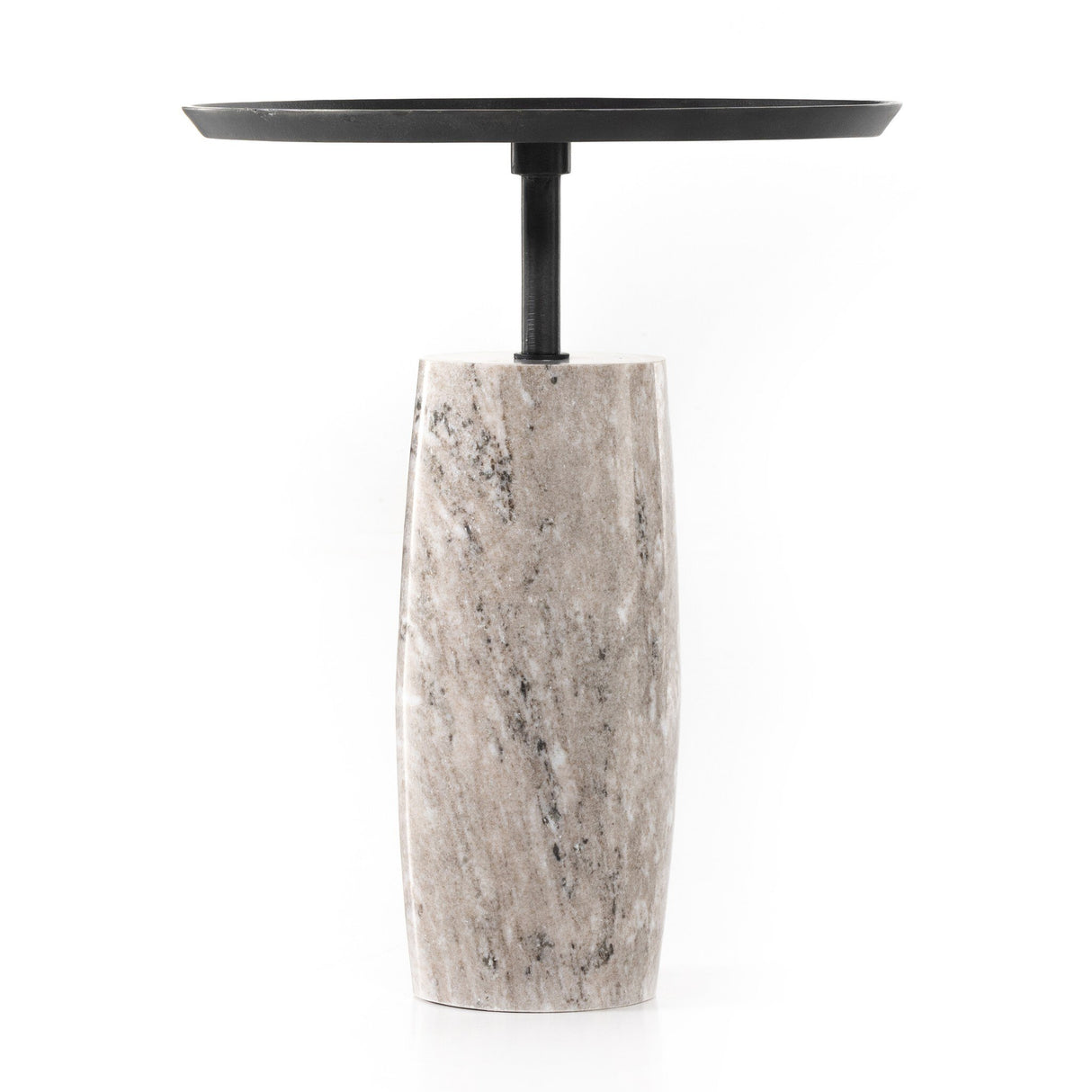 Cronos End Table in Aged Grey from Four Hands - Luna Furniture