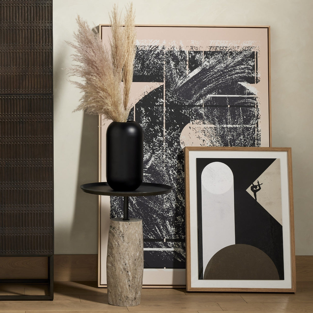 Cronos End Table in Aged Grey from Four Hands - Luna Furniture