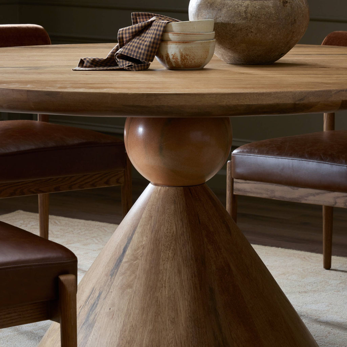 Sanda Dining Banquette in Kerbey Camel from Four Hands - Luna Furniture