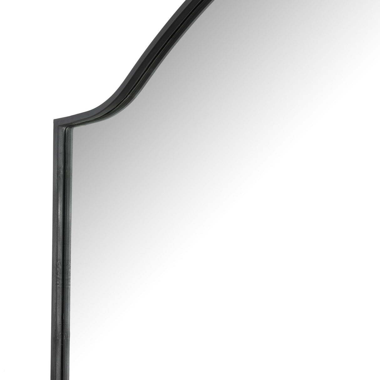 Jacques Floor Mirror in Gunmetal from Four Hands - Luna Furniture