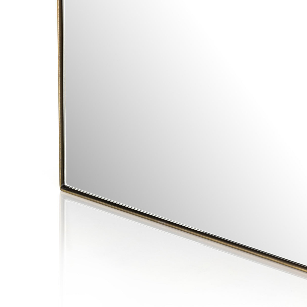 Jacques Floor Mirror in Antique Brass from Four Hands - Luna Furniture
