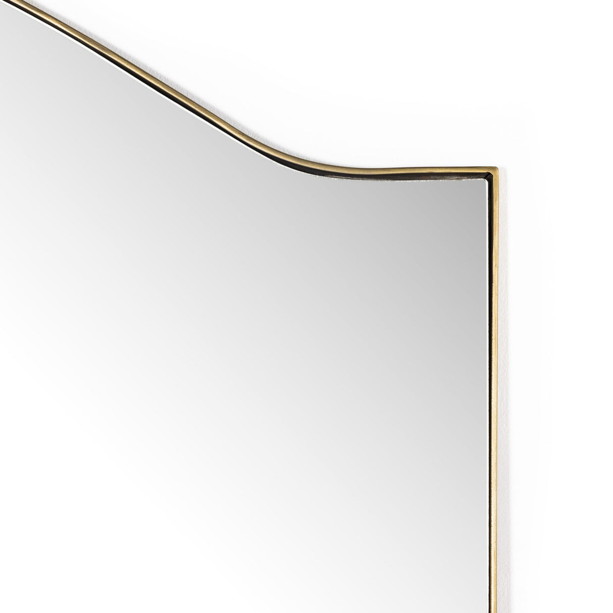 Jacques Floor Mirror in Antique Brass from Four Hands - Luna Furniture