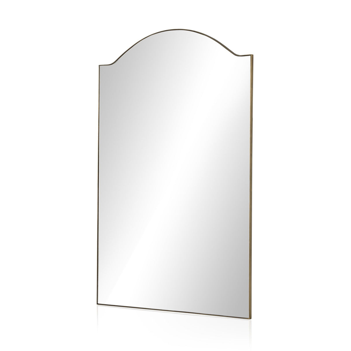 Jacques Floor Mirror in Antique Brass from Four Hands - Luna Furniture