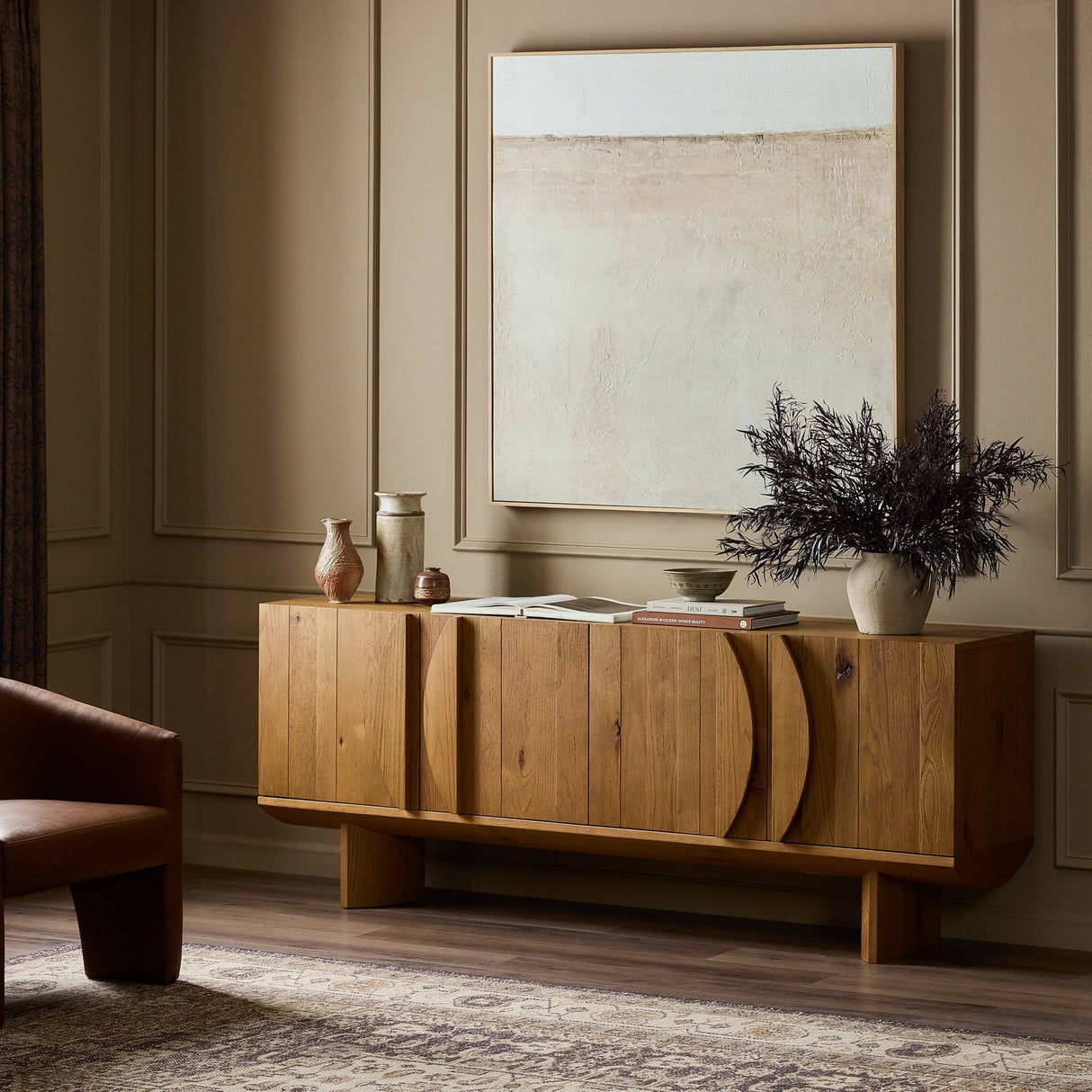 Pickford Sideboard in Dusted Oak Thin Veneer from Four Hands - Luna Furniture