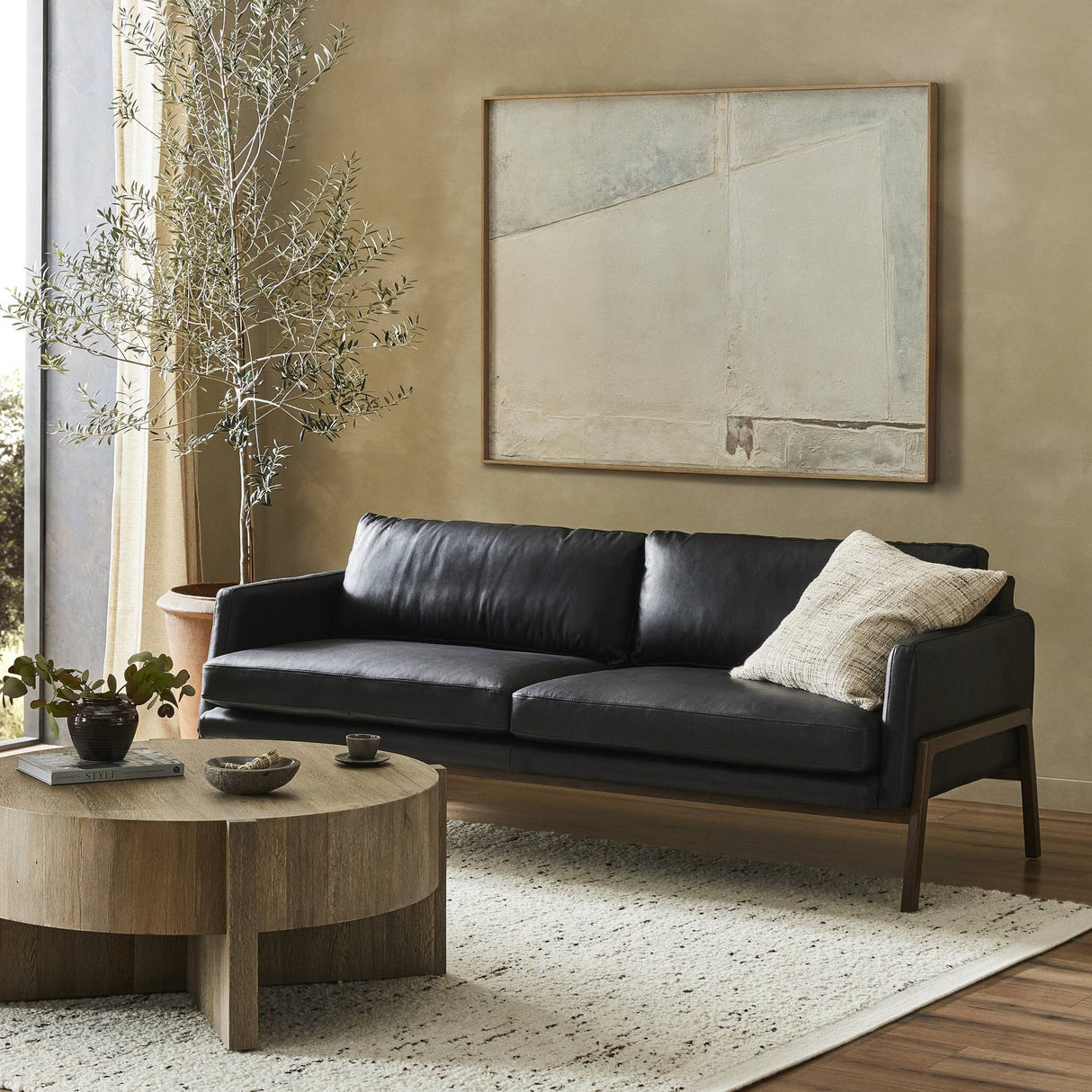 Diana Sofa in Heirloom Black from Four Hands - Luna Furniture