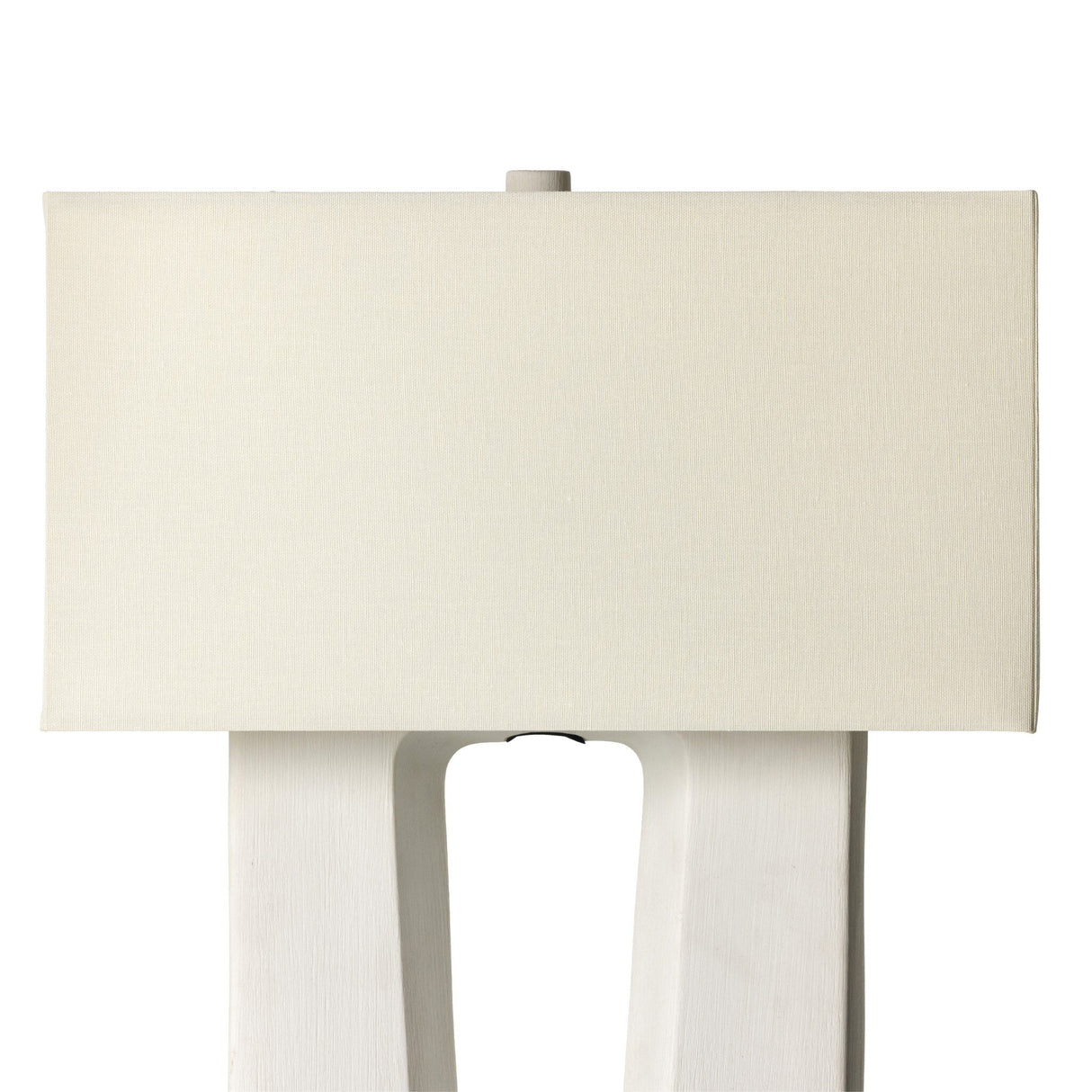 Cuit Table Lamp in Matte White Porcelain Ceramic from Four Hands - Luna Furniture