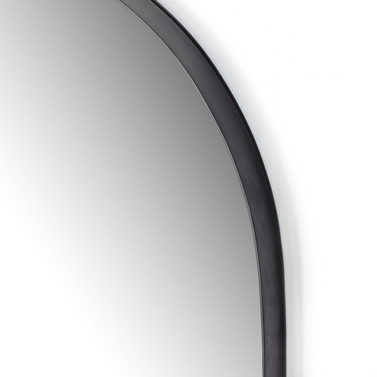 Georgina Wide Mirror in Iron Matte Black from Four Hands - Luna Furniture