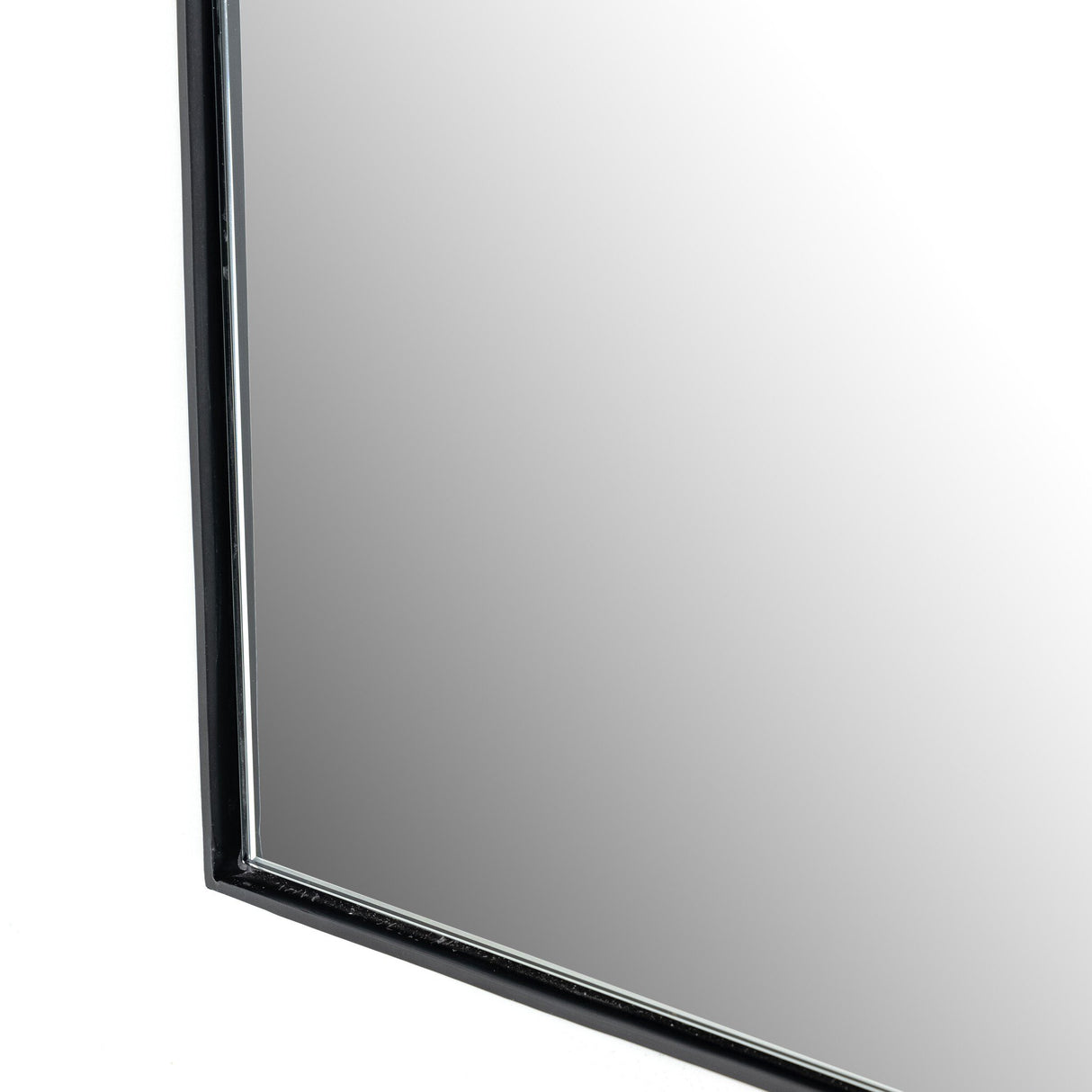 Georgina Wide Mirror in Iron Matte Black from Four Hands - Luna Furniture