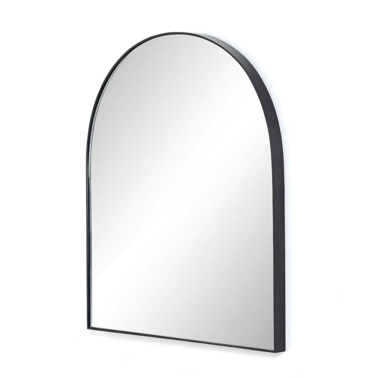 Georgina Wide Mirror in Iron Matte Black from Four Hands - Luna Furniture