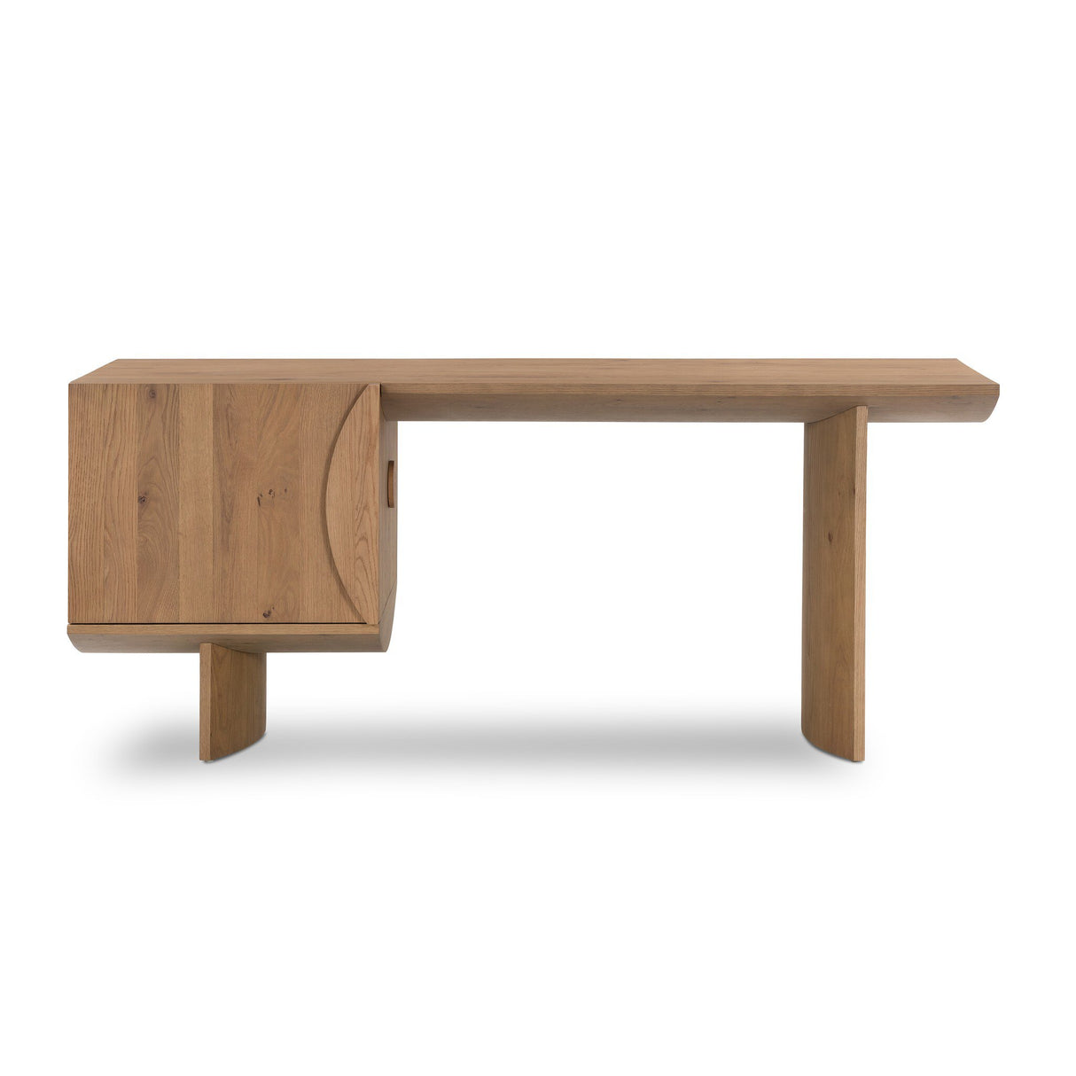 Pickford Desk in Dusted Oak Veneer from Four Hands - Luna Furniture