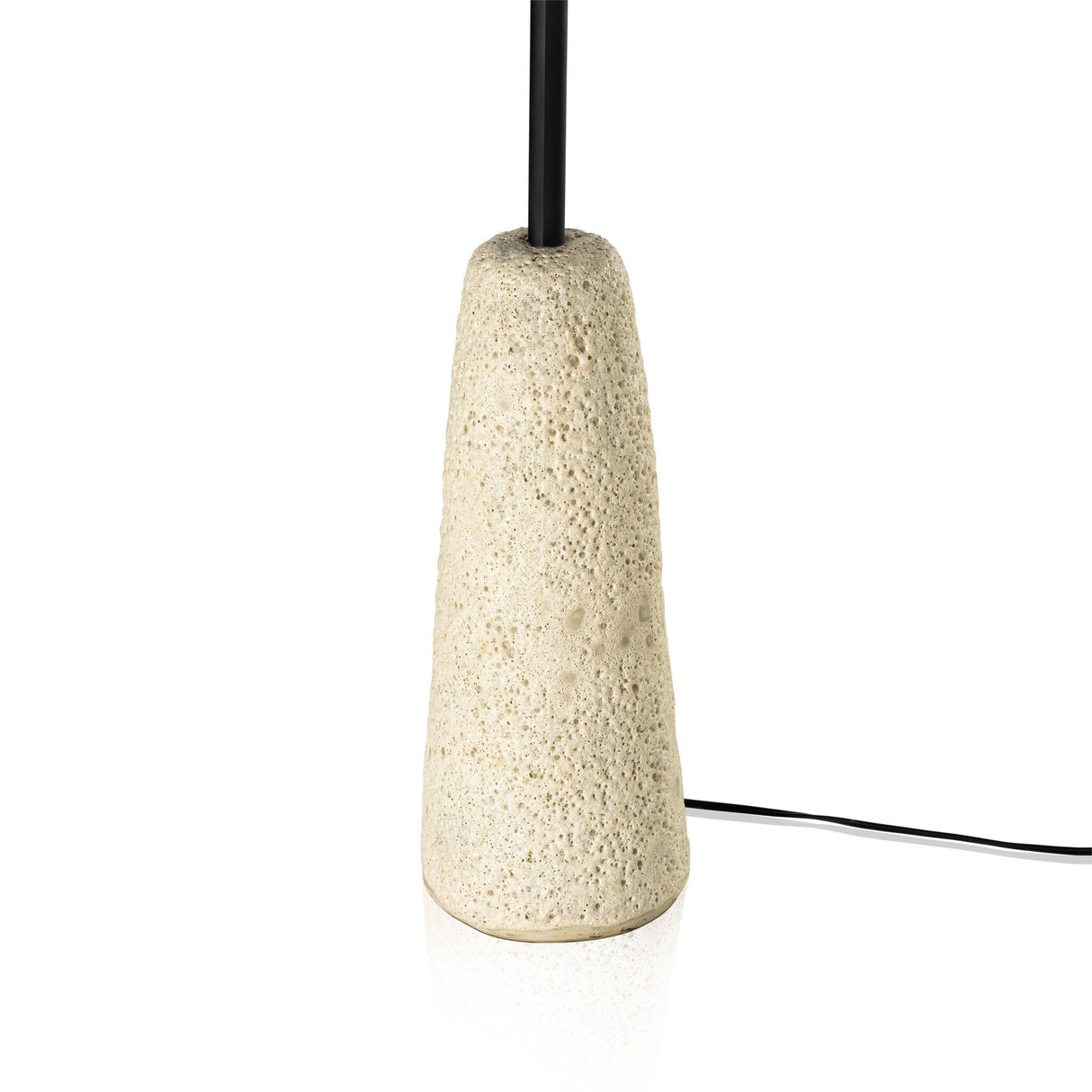 Wren Floor Lamp in Reactive White Glaze from Four Hands - Luna Furniture