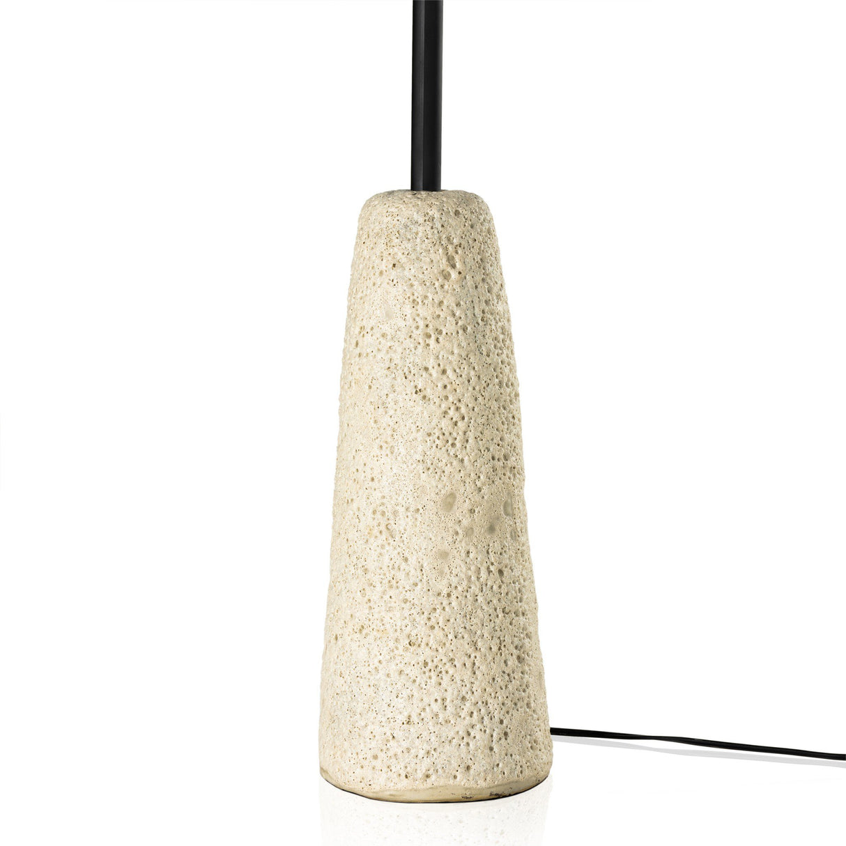 Wren Floor Lamp in Reactive White Glaze from Four Hands - Luna Furniture
